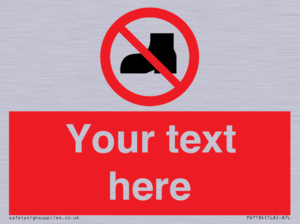 Custom No outdoor footwear